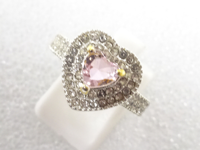 JAPANESE KIMONO / ANTIQUE COLORED STONE RING (SIZE 15)
